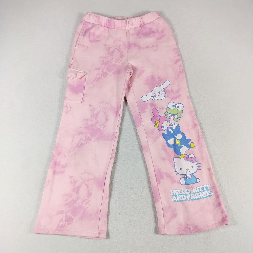 Hello Kitty And Friends Pants Girls 13/14 Tie‎ Dye Cinnamoroll Keroppi Sanrio